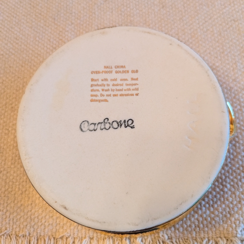 Vintage Hall Golden Globe Carbone covered casserole - Picture 10 of 13